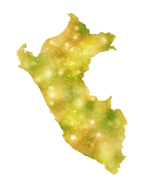Country map　Peru — ストックベクタ